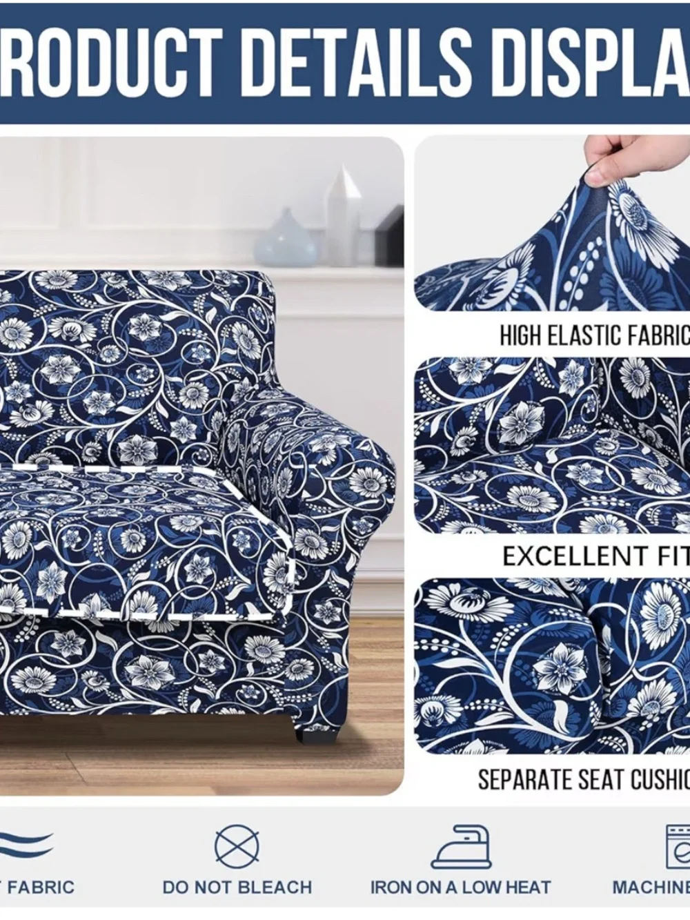 New floral loveseat cover
